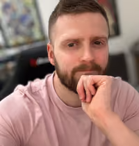 Rhys Hamilton deep in thought